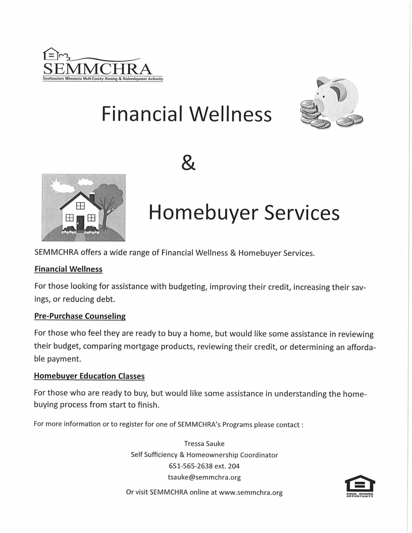 Financial Wellness and Homebuyer Services